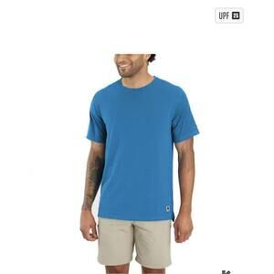 Carhartt Force Performance Short- Sleeve Shirt Men’s Large, Relaxed Fit, UPF 25